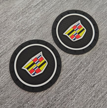 Load image into Gallery viewer, Brand New 2PCS Cadillac Rubber Car Cup Holder Pad Water Cup Slot Non-Slip Mat Universal (Copy)