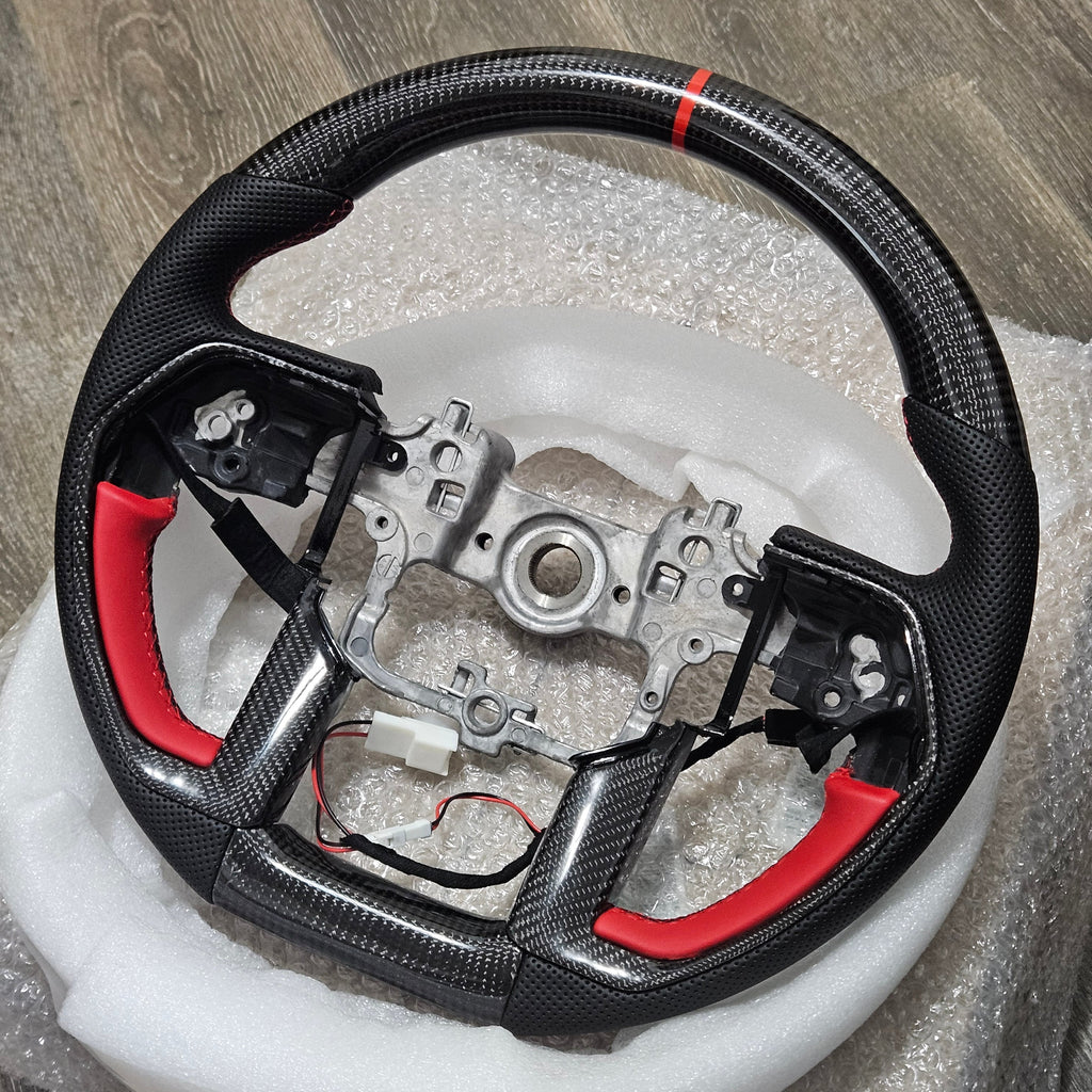BRAND NEW 2022-2026 Toyota Tundra Tacoma 4Runner Real Carbon Fiber Steering Wheel W/ Heated Function