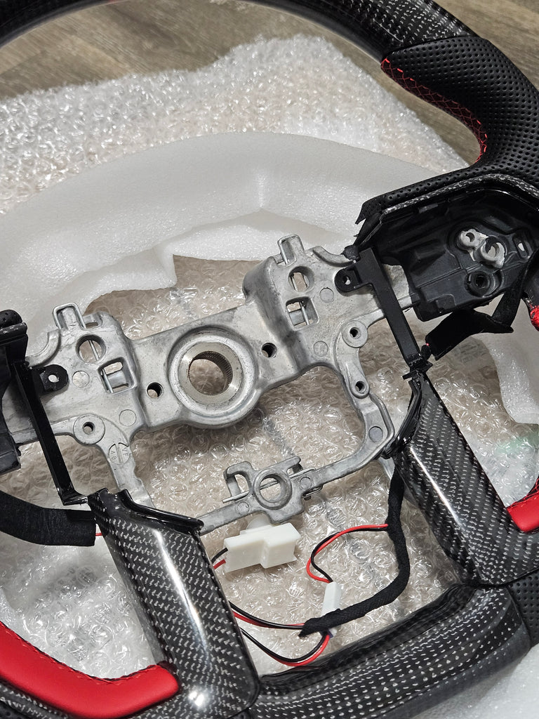 BRAND NEW 2022-2026 Toyota Tundra Tacoma 4Runner Real Carbon Fiber Steering Wheel W/ Heated Function