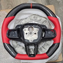 Load image into Gallery viewer, BRAND NEW 2025-2026 BMW G60 5 Series, G70 7 Series, G90 M5, G45 X3, X2, X5, X6 Real Carbon Fiber Steering Wheel W/ Replacement Trims