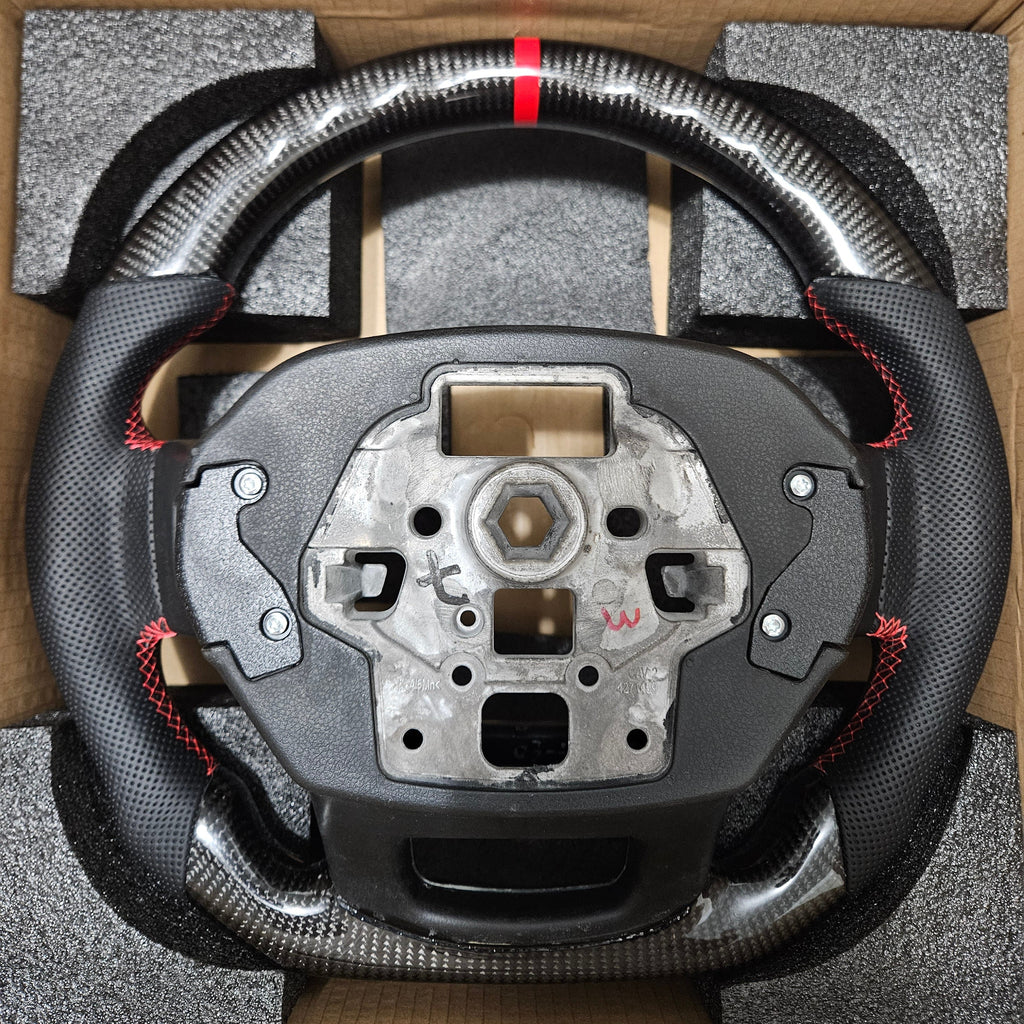 BRAND NEW 2021-2026 FORD F150 RAPTOR Real Carbon Fiber Steering Wheel