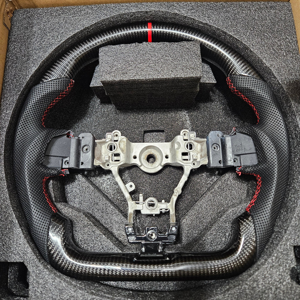BRAND NEW 2015-2021 SUBARU WRX / STI Real Carbon Fiber Steering Wheel