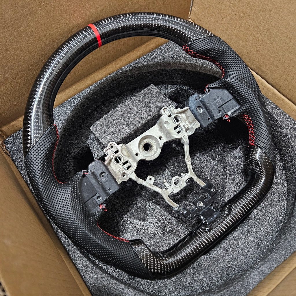 BRAND NEW 2015-2021 SUBARU WRX / STI Real Carbon Fiber Steering Wheel