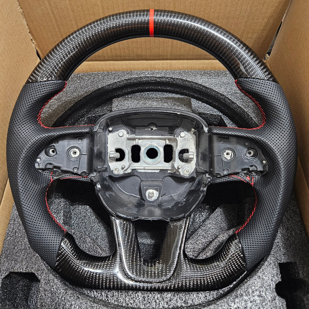BRAND NEW 2015-2025 Dodge Challenger Charger Real Carbon Fiber Steering Wheel