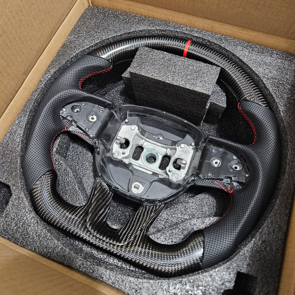 BRAND NEW 2015-2025 Dodge Challenger Charger Real Carbon Fiber Steering Wheel