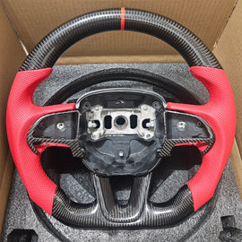 BRAND NEW 2015-2025 Dodge Challenger Charger Real Carbon Fiber Steering Wheel