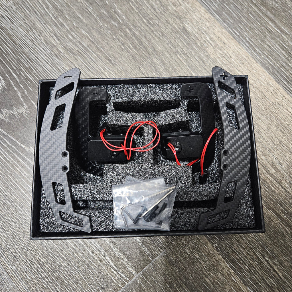 BRAND NEW Mercedes Benz AMG SL 2022 /GLC 2023 /EQS 2022/ E Class 2021-2022/ S Class 2022 Real Carbon Fiber Replacement Magnetic Paddle Shifter