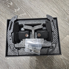 Load image into Gallery viewer, BRAND NEW 2015-2023 FORD MUSTANG Real Carbon Fiber Replacement Magnetic Paddle Shifter
