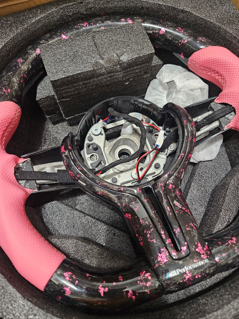 BRAND NEW 2010-2016 BMW F10 5 SERIES FORGE Real Carbon Fiber Steering Wheel W/ Heated Function