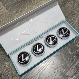 BRAND NEW 4PCS LEXUS 62MM LED ILLUMINATED WHEEL RIM CENTER CAPS HUBS COVER FOR LEXUS IS / ES / GS / RX / NX / LS