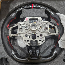 Load image into Gallery viewer, BRAND NEW 2015-2017 FORD MUSTANG ECO BOOST/ GT/ SHELBY GT350/ GT350R Real Carbon Fiber Steering Wheel Integrated LED With Replacement Trim