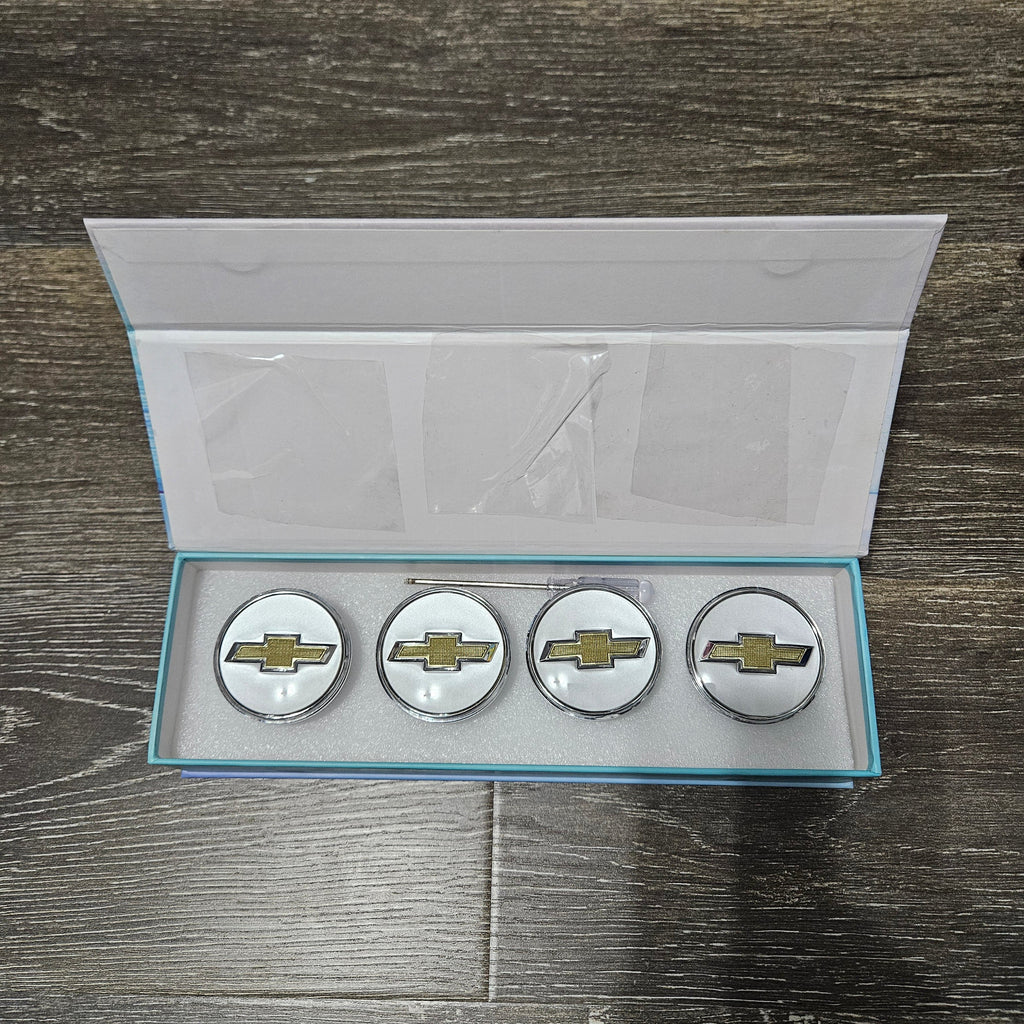 BRAND NEW 4PCS CHEVROLET 62MM LED ILLUMINATED WHEEL RIM CENTER CAPS HUBS COVER FOR CRUZE / MALIBU / CAPTIVA / CAVALIER / TRAX / EQUINOX