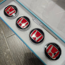 Load image into Gallery viewer, BRAND NEW 4PCS HONDA 58MM LED ILLUMINATED WHEEL RIM CENTER CAPS HUBS COVER FOR HONDA FIT