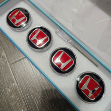Load image into Gallery viewer, BRAND NEW 4PCS HONDA 65MM LED ILLUMINATED WHEEL RIM CENTER CAPS HUBS COVER FOR HONDA ACCORD