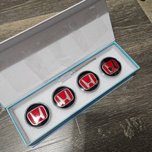 Load image into Gallery viewer, BRAND NEW 4PCS HONDA 65MM LED ILLUMINATED WHEEL RIM CENTER CAPS HUBS COVER FOR HONDA ACCORD