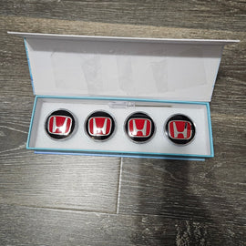 BRAND NEW 4PCS HONDA 65MM LED ILLUMINATED WHEEL RIM CENTER CAPS HUBS COVER FOR HONDA ACCORD