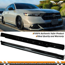 Load image into Gallery viewer, BRAND NEW 2023-2026 Honda Accord 11th Gen Yofer Urban Gray Trim Trim Add On Side Skirt Extension