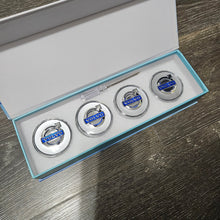 Load image into Gallery viewer, BRAND NEW 4PCS VOLVO 63MM LED ILLUMINATED WHEEL RIM CENTER CAPS HUBS COVER FOR VOLVO