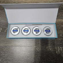 Load image into Gallery viewer, BRAND NEW 4PCS VOLVO 63MM LED ILLUMINATED WHEEL RIM CENTER CAPS HUBS COVER FOR VOLVO