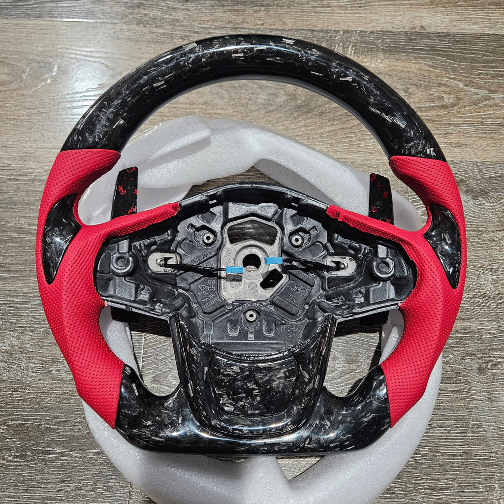 BRAND NEW 2020-2026 TOYOTA SUPRA A90 A91 Forge Real Carbon Fiber Steering Wheel