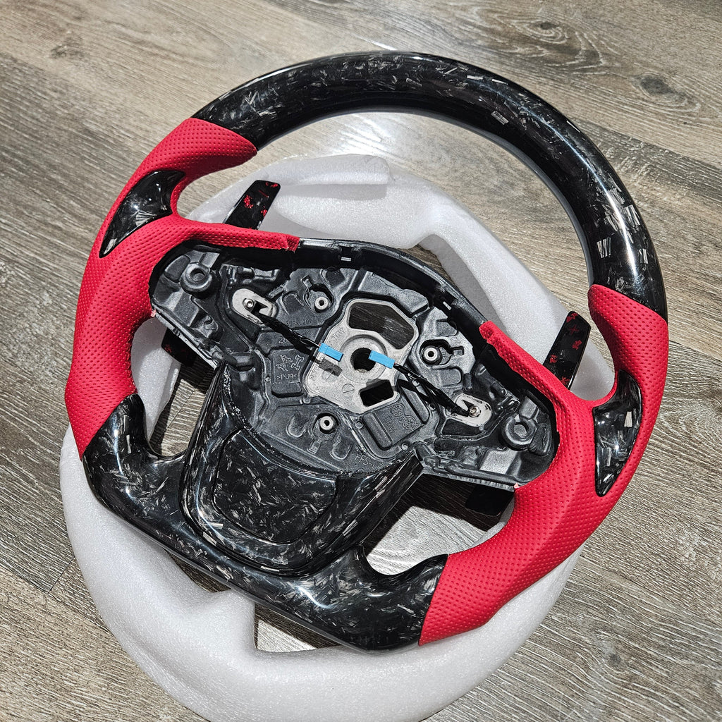 BRAND NEW 2020-2026 TOYOTA SUPRA A90 A91 Forge Real Carbon Fiber Steering Wheel