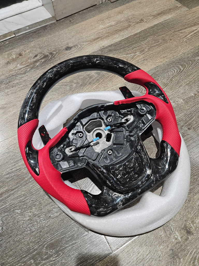 BRAND NEW 2020-2026 TOYOTA SUPRA A90 A91 Forge Real Carbon Fiber Steering Wheel