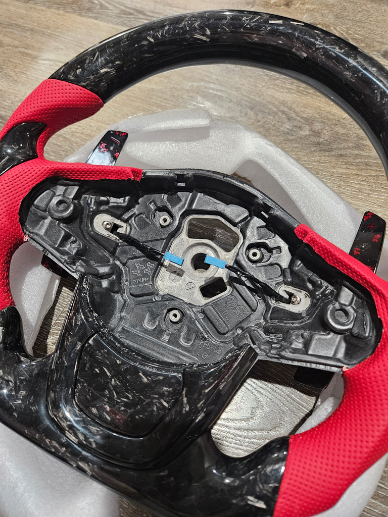 BRAND NEW 2020-2026 TOYOTA SUPRA A90 A91 Forge Real Carbon Fiber Steering Wheel