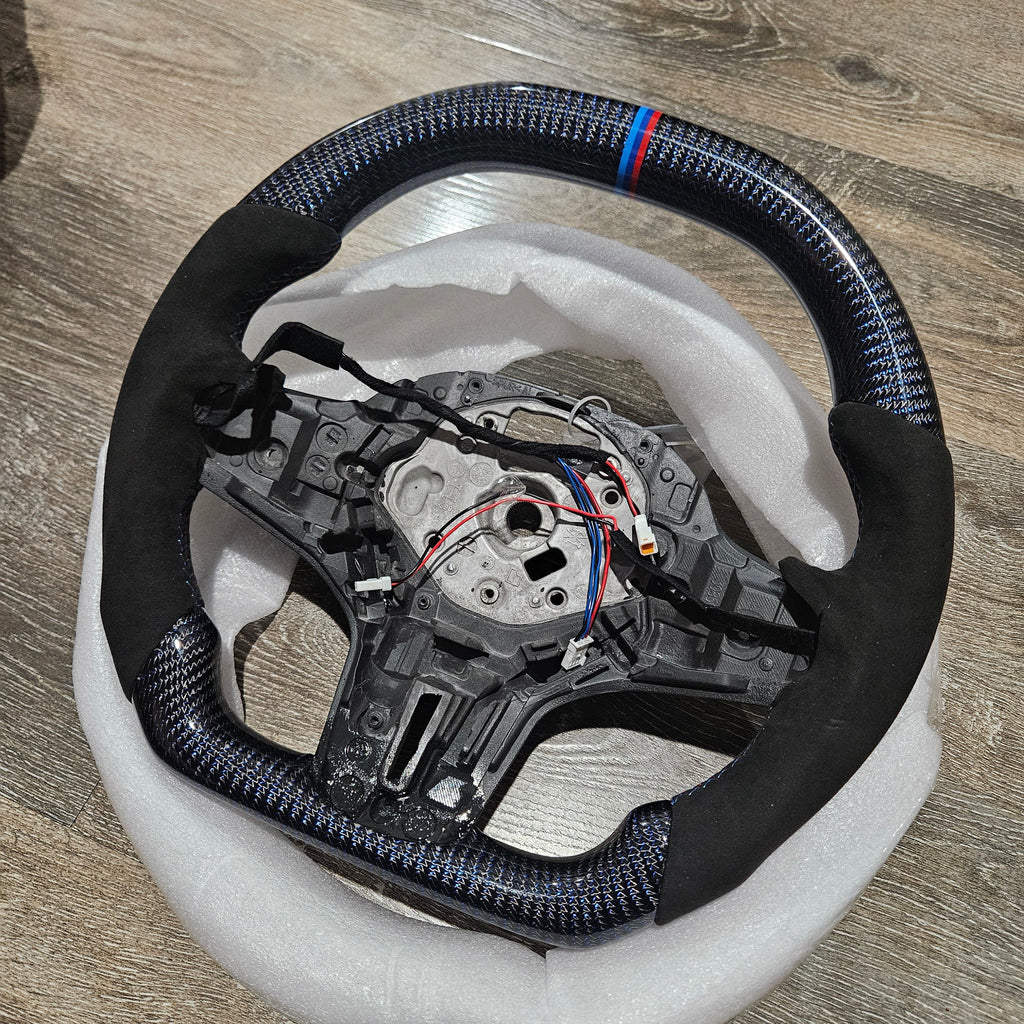 BRAND NEW BMW G30 G32 G11 G14 X3 X4 X5 X6 X7 F90 F91 M5 Real Carbon Fiber Steering Wheel