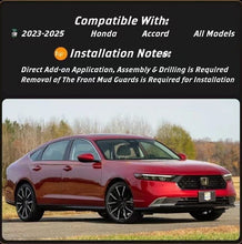 Load image into Gallery viewer, BRAND NEW 2023-2026 Honda Accord 11th Gen Yofer Radiant Red Trim Add On Side Skirt Extension