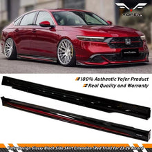 Load image into Gallery viewer, BRAND NEW 2023-2026 Honda Accord 11th Gen Yofer Radiant Red Trim Add On Side Skirt Extension