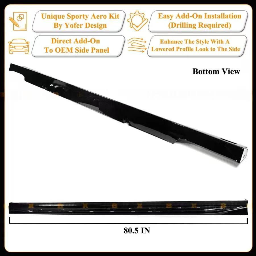 BRAND NEW 2023-2026 Honda Accord 11th Gen Yofer Still Night Pearl Trim Add On Side Skirt Extension