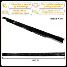 Load image into Gallery viewer, BRAND NEW 2023-2026 Honda Accord 11th Gen Yofer Still Night Pearl Trim Add On Side Skirt Extension