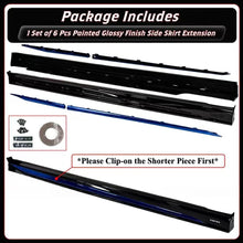 Load image into Gallery viewer, BRAND NEW 2023-2026 Honda Accord 11th Gen Yofer Still Night Pearl Trim Add On Side Skirt Extension