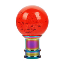 Load image into Gallery viewer, Brand New Universal Jdm Round Ball Crystal Red Bubble Manual Car Racing Gear Shift Knob Shifter M12 M10 M8