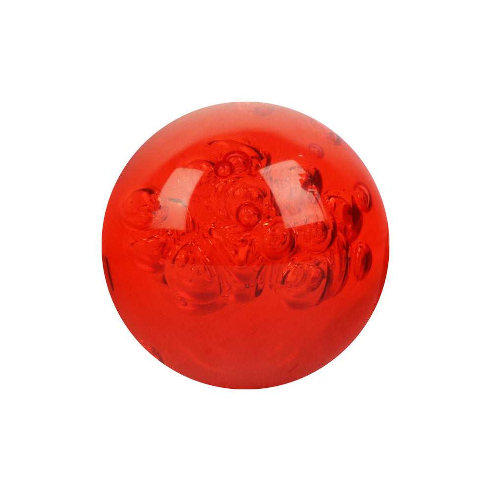 Brand New Universal Jdm Round Ball Crystal Red Bubble Manual Car Racing Gear Shift Knob Shifter M12 M10 M8