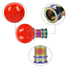 Load image into Gallery viewer, Brand New Universal Jdm Round Ball Crystal Red Bubble Manual Car Racing Gear Shift Knob Shifter M12 M10 M8