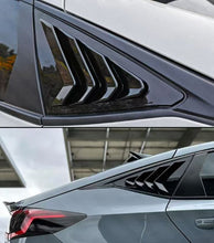 Load image into Gallery viewer, Brand New 2022-2026 Honda Civic Hatchback Exterior Side Window Vent Louver Cover Glossy Black