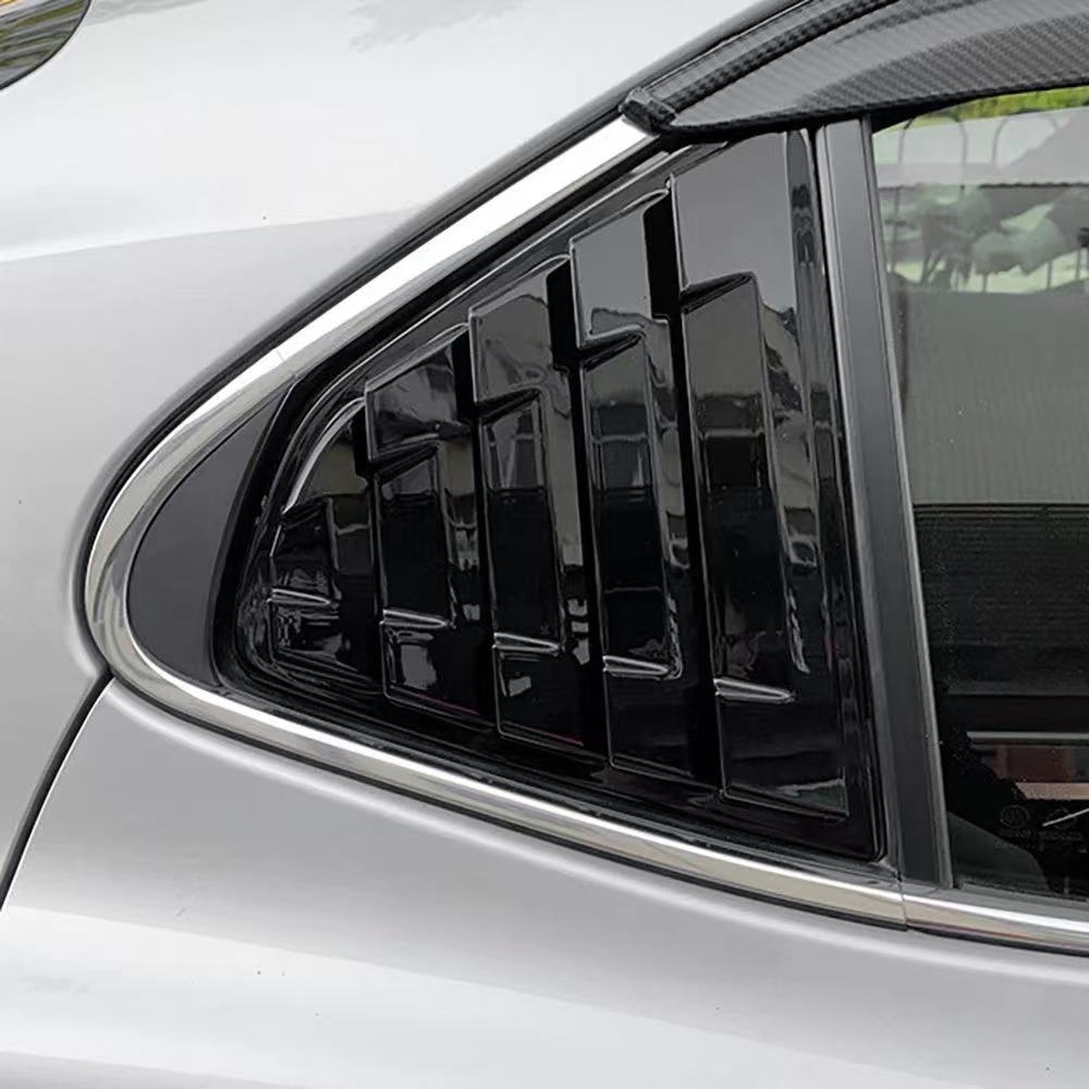 Brand New 2018-2024 Toyota Camry Exterior Side Window Vent Louver Cover Glossy Black