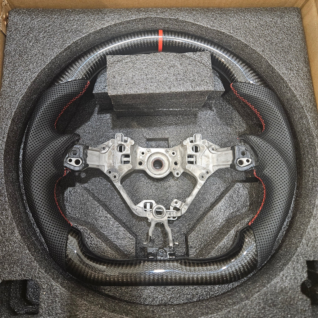 BRAND NEW 2017-2026 Toyota 86 GR86 & Subaru BRZ Real Carbon Fiber Steering Wheel