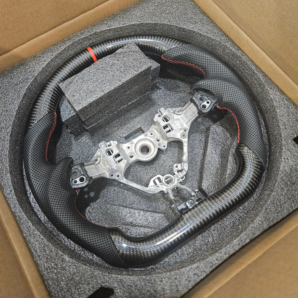 BRAND NEW 2017-2026 Toyota 86 GR86 & Subaru BRZ Real Carbon Fiber Steering Wheel