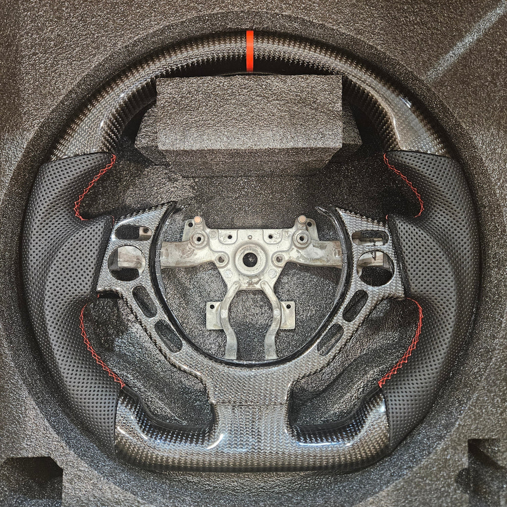 BRAND NEW 2009-2016 Nissan R35 GTR W/Trim Real Carbon Fiber Steering Wheel