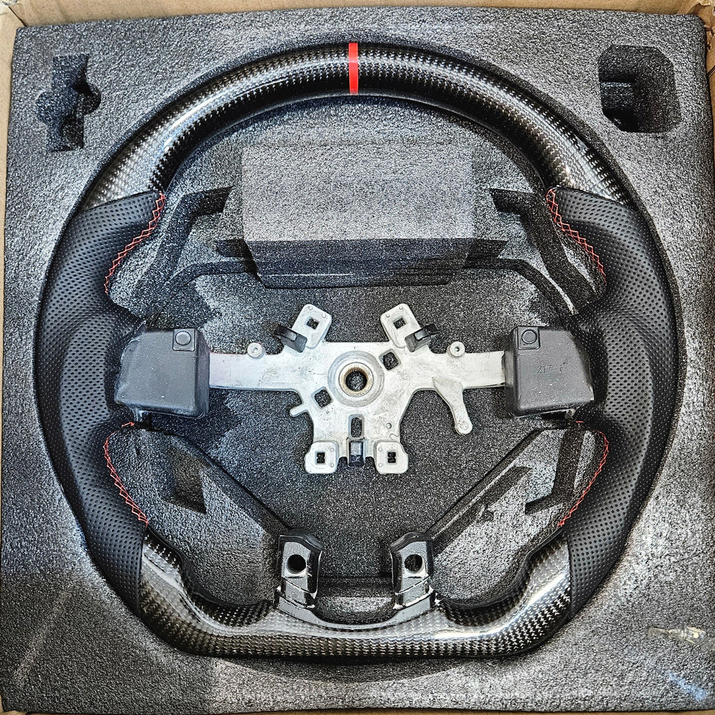 BRAND NEW 2012-2018 Dodge RAM 1500 2500 3500 Real Carbon Fiber Steering Wheel