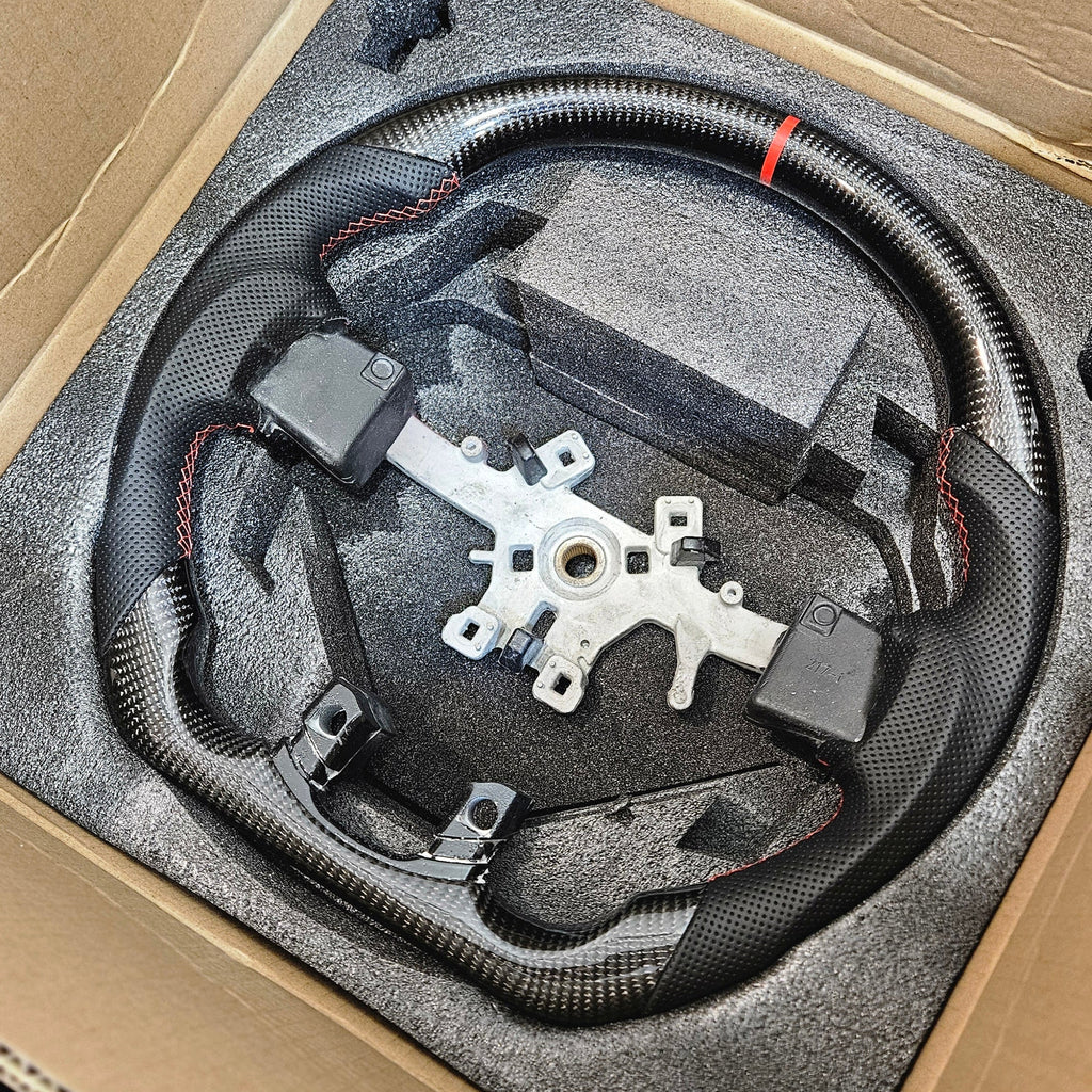 BRAND NEW 2012-2018 Dodge RAM 1500 2500 3500 Real Carbon Fiber Steering Wheel