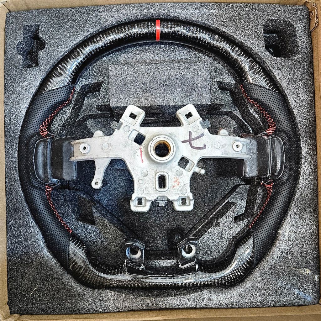 BRAND NEW 2012-2018 Dodge RAM 1500 2500 3500 Real Carbon Fiber Steering Wheel