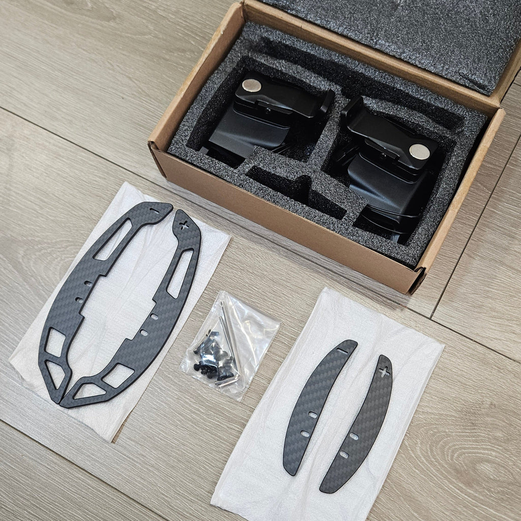 BRAND NEW 2015-2026 FORD F150 RAPTOR Real Carbon Fiber Replacement Magnetic Paddle Shifter