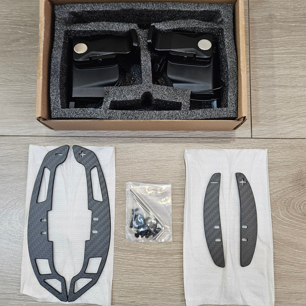 BRAND NEW 2015-2026 FORD F150 RAPTOR Real Carbon Fiber Replacement Magnetic Paddle Shifter