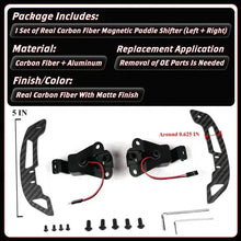 Load image into Gallery viewer, BRAND NEW LEXUS IS RC NX Toyota 86 Subaru BRZ Real Carbon Fiber Replacement Magnetic Paddle Shifter