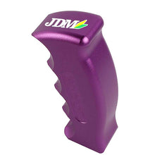 Load image into Gallery viewer, Brand New JDM Beginner Leaf Universal Purple Aluminum Slotted Pistol Grip Handle Manual Gear Shift Knob Shifter M8 M10 M12