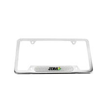 Load image into Gallery viewer, Brand New Universal 1PCS JDM BEGINNER LEAF Chrome Metal License Plate Frame