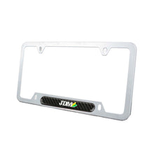 Load image into Gallery viewer, Brand New Universal 1PCS JDM BEGINNER LEAF Silver Metal License Plate Frame